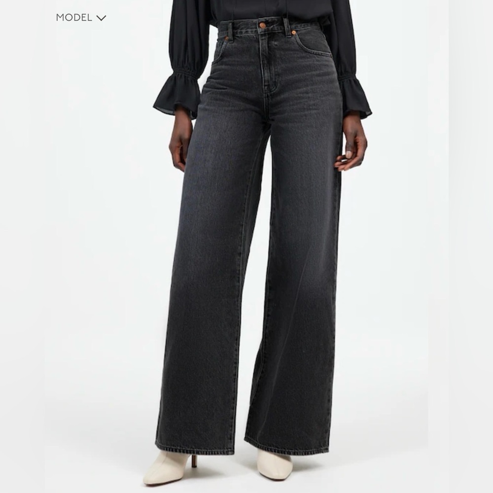 Madewell Super Wide Leg Jeans | Size 25 | Kingswood wash